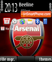 Arsenal 10 tema screenshot