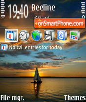 Sunset 05 theme screenshot