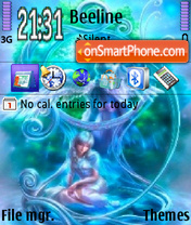 Anime Girl Theme-Screenshot