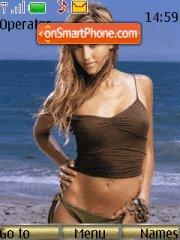 Jessica Alba tema screenshot