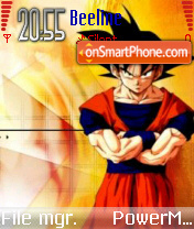 Скриншот темы Dragonballz V4 Goku