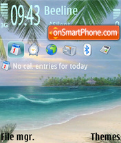 Beautiful Beach 02 Theme-Screenshot