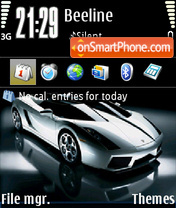 Lamborgini 01 tema screenshot