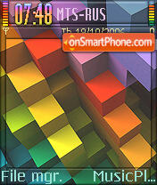 Spectrum Blocks tema screenshot