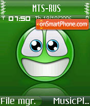 Smiley S es el tema de pantalla