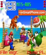 Island Party theme screenshot