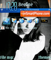 Natalie Portman 2 theme screenshot