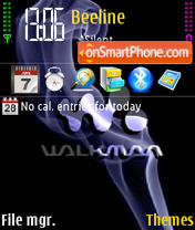 Walkman tema screenshot