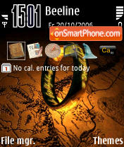 The One Ring tema screenshot