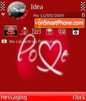 Love tema screenshot