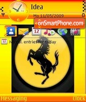 Ferrarilogo Embossed tema screenshot