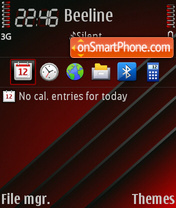 Blade TI tema screenshot