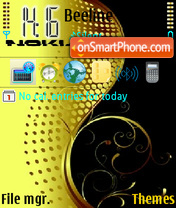 Скриншот темы Nokia Yellow