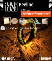 The One Ring tema screenshot