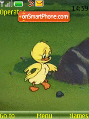 Скриншот темы Happy duckling anim