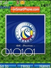 F.C. Rostov (SWF clock) theme screenshot