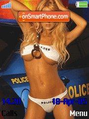 Скриншот темы Policia girl