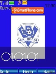 SWF clock F.C. Volga and F.C. Nizhniy Novgorod tema screenshot