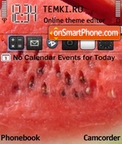 Watermelon tema screenshot