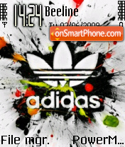 Adidas 33 es el tema de pantalla