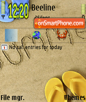 Summer has come tema screenshot