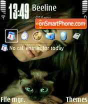 Скриншот темы Girlcat