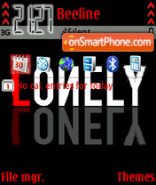 Lonely 05 theme screenshot