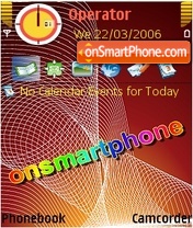 Onsmartphone tema screenshot