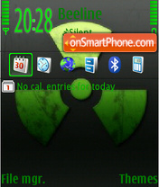 BioHazard 03 tema screenshot