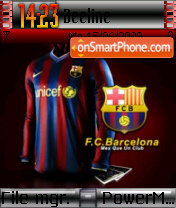 FC Barcelona tema screenshot