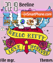 Hello Kitty 28 tema screenshot