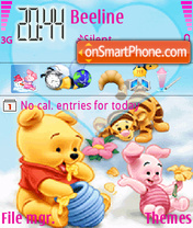 Pooh I Love Honey tema screenshot