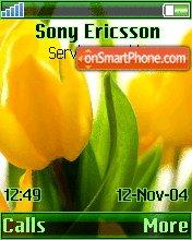 Yellow Flowers tema screenshot