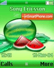 Aqua Watermelon tema screenshot