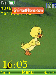 Скриншот темы SWF happy duckling anim v.2