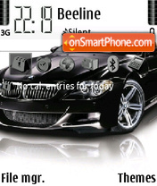 Grey Bmw tema screenshot