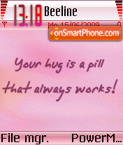 Hug tema screenshot