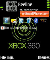 XBox Mellie75 tema screenshot