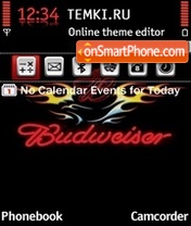 Скриншот темы Budweiser 05