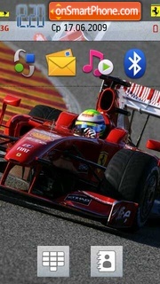 Ferrari F60 (F2009) theme screenshot