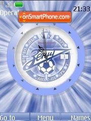 F.C. Zenit (SWF clock) theme screenshot