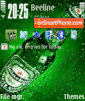 Animated Heineken tema screenshot