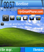 Скриншот темы Nokia XP 01
