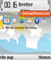 City touch theme screenshot