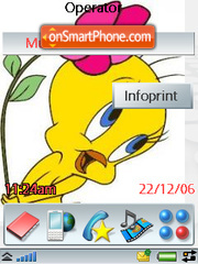 Tweetypie es el tema de pantalla