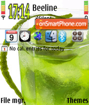 Lime theme screenshot