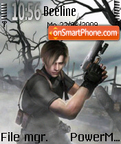 ResidentEvil Theme tema screenshot