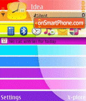 RainBow Colors tema screenshot
