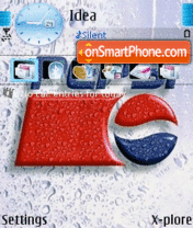 Pepsi tema screenshot