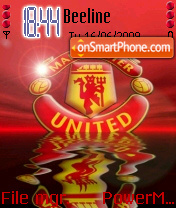 Man Utd Animated tema screenshot